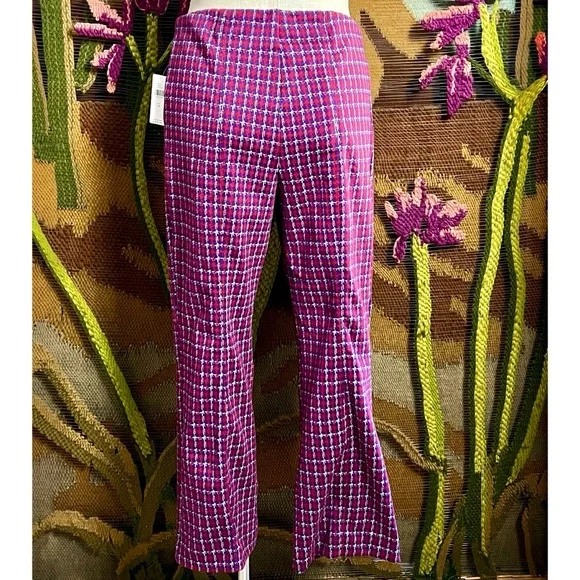 Anthropologie The Margot Plaid Pants M - Picture 3 of 16